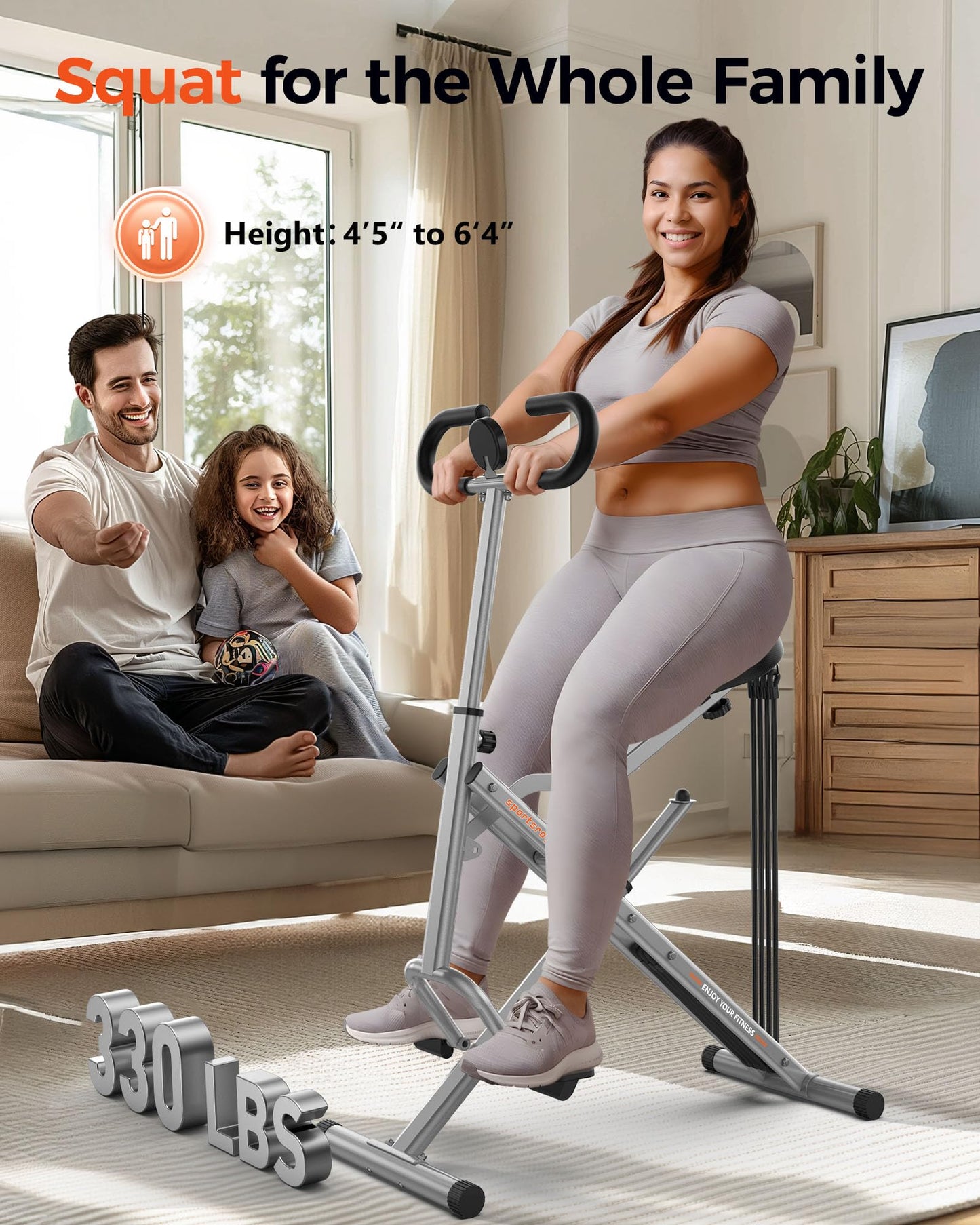 Squat Machine for Home, Core Exercise Machine,