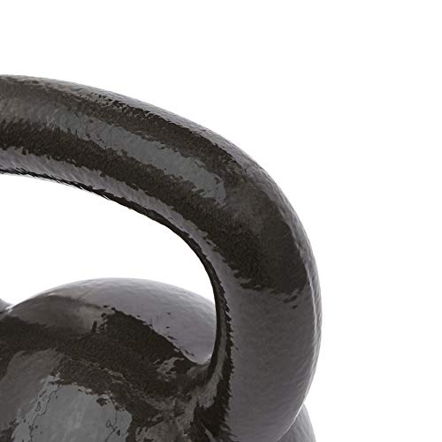 Amazon Basics Cast Iron Kettlebell with Enamel Finish, 40-Pound, Black