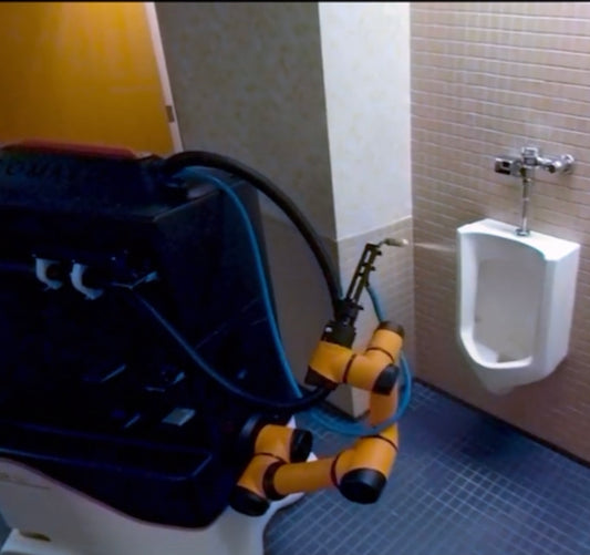 Somatics bathroom cleaning robot