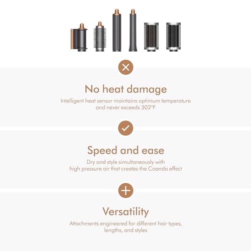 Dyson Airwrap™ Multi-Styler Complete Long, Nickel/Copper