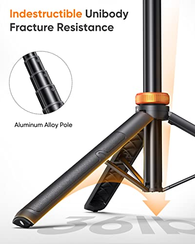 Viral 62" Phone Tripod, Tripod for iPhone & Selfie Stick Tripod with Remote, Upgraded iPhone Tripod Stand & Travel Tripod, Solidest Cell Phone Tripod Compatible with iPhone 15/14/13/Android