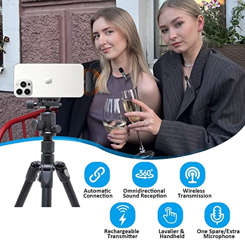 Professional Wireless Microphone for iPhone and Android