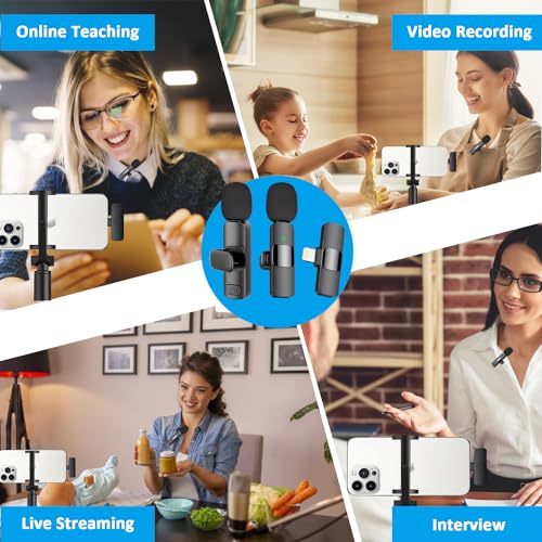 Professional Wireless Microphone for iPhone and Android