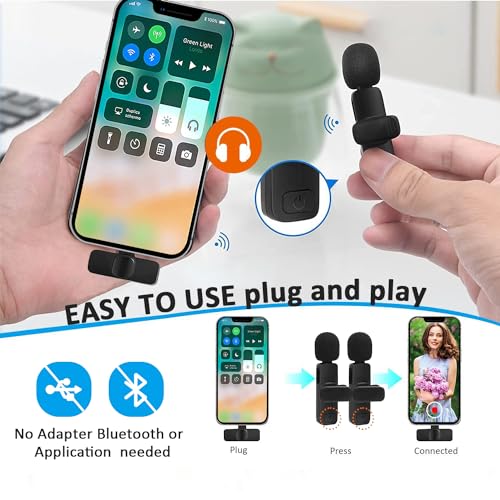 Professional Wireless Microphone for iPhone and Android