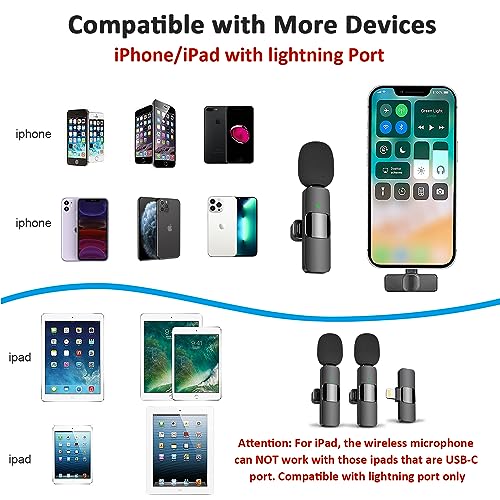 Professional Wireless Microphone for iPhone and Android