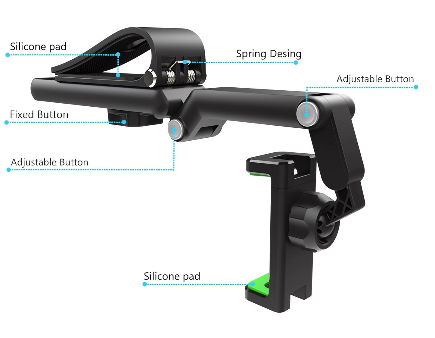 Car Phone Holder Universal 360 Rotating Cell Phone Holder Mobile Mount