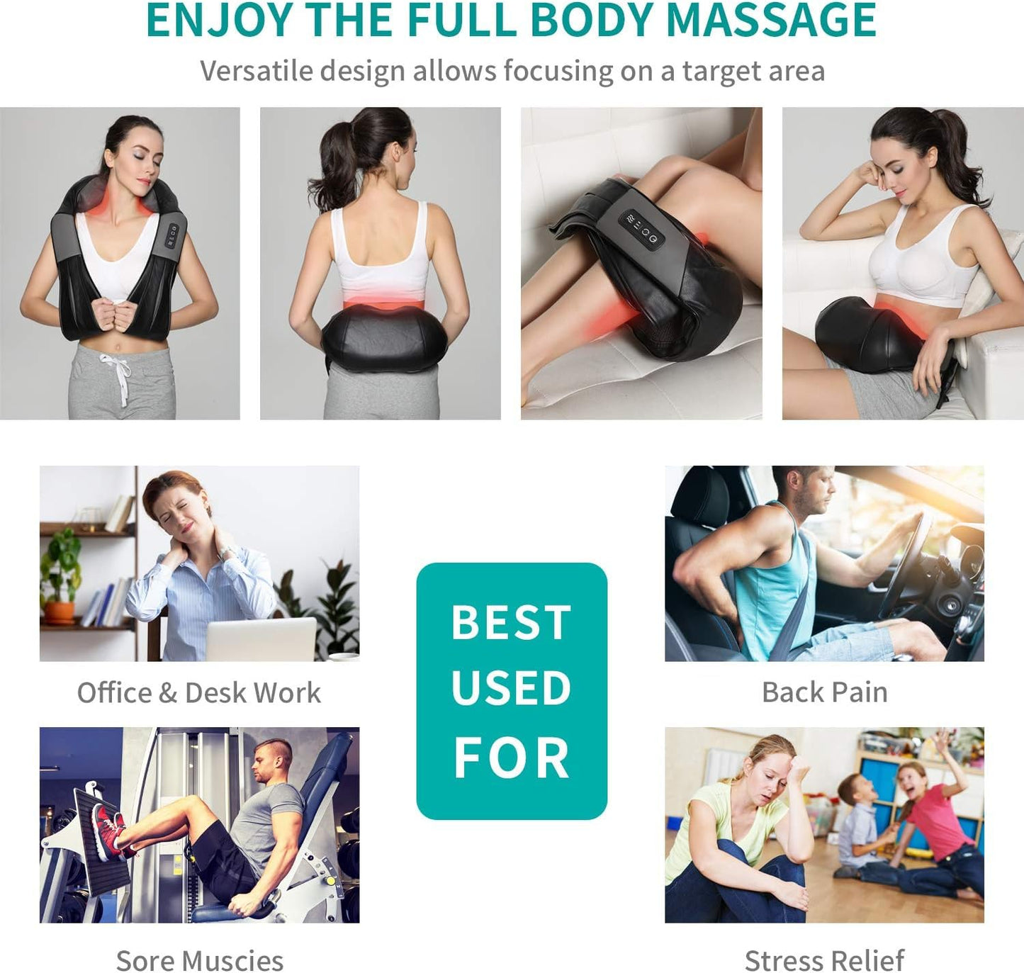 Neck Massager for Pain Relief Deep Tissue
