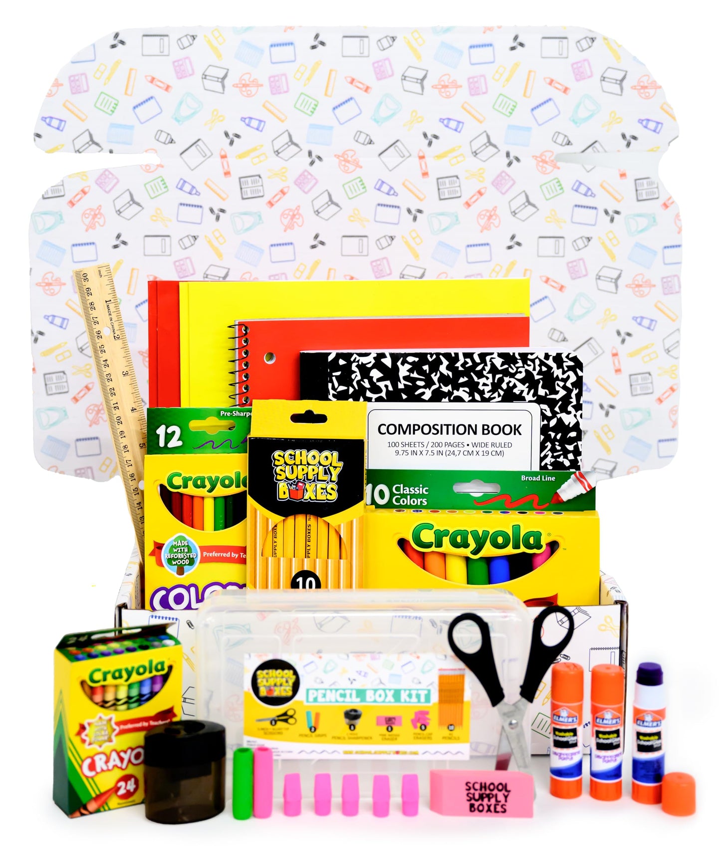 Back to School Supply Box Back to School Essentials - 32 Pieces