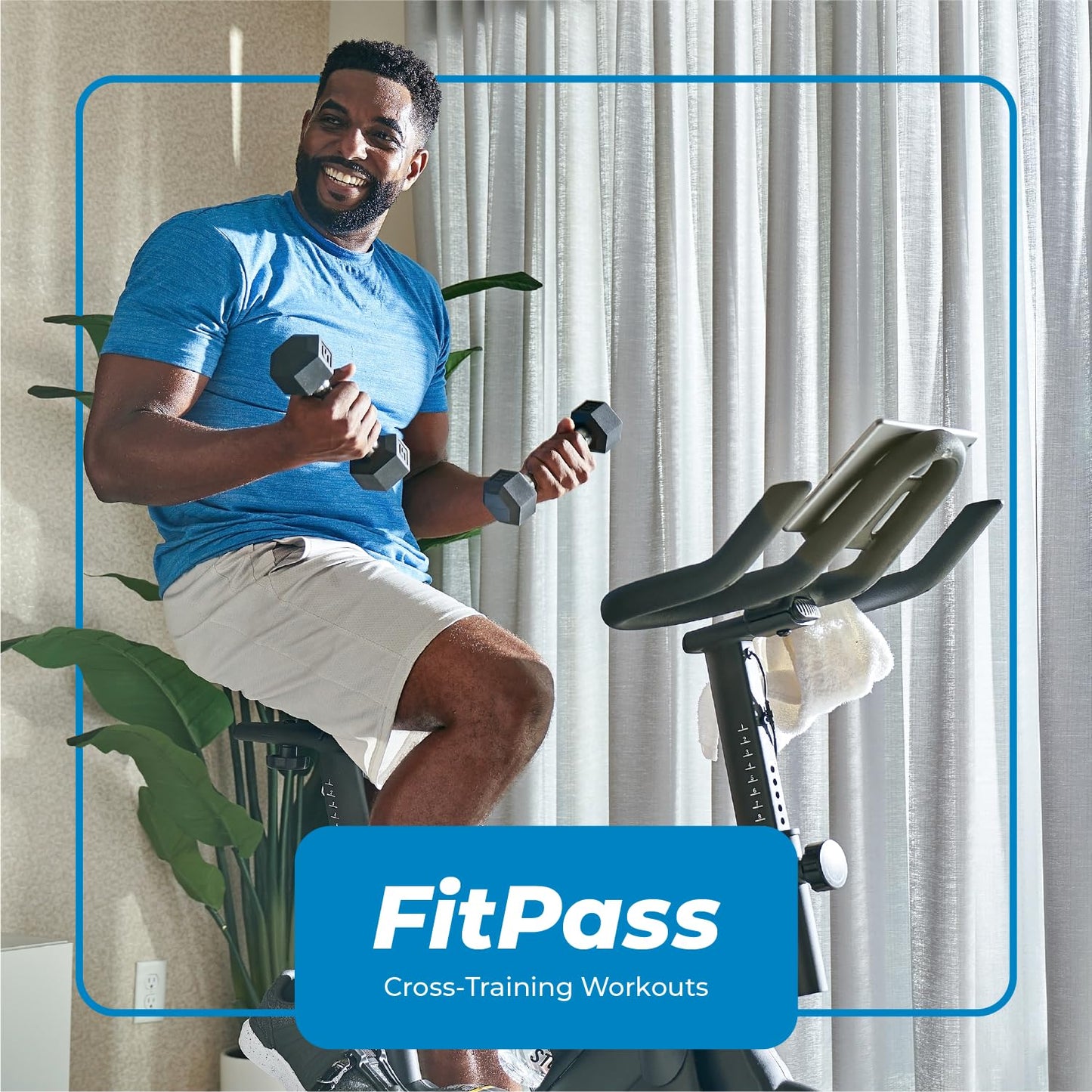 Echelon Smart Connect Fitness Bike, 30-Day Free Echelon Membership, Easy Storage, Small Spaces, Cushioned Seat, Solid Design, HIIT, Top Instructors, 32 Resistance Levels, Bluetooth, EX15